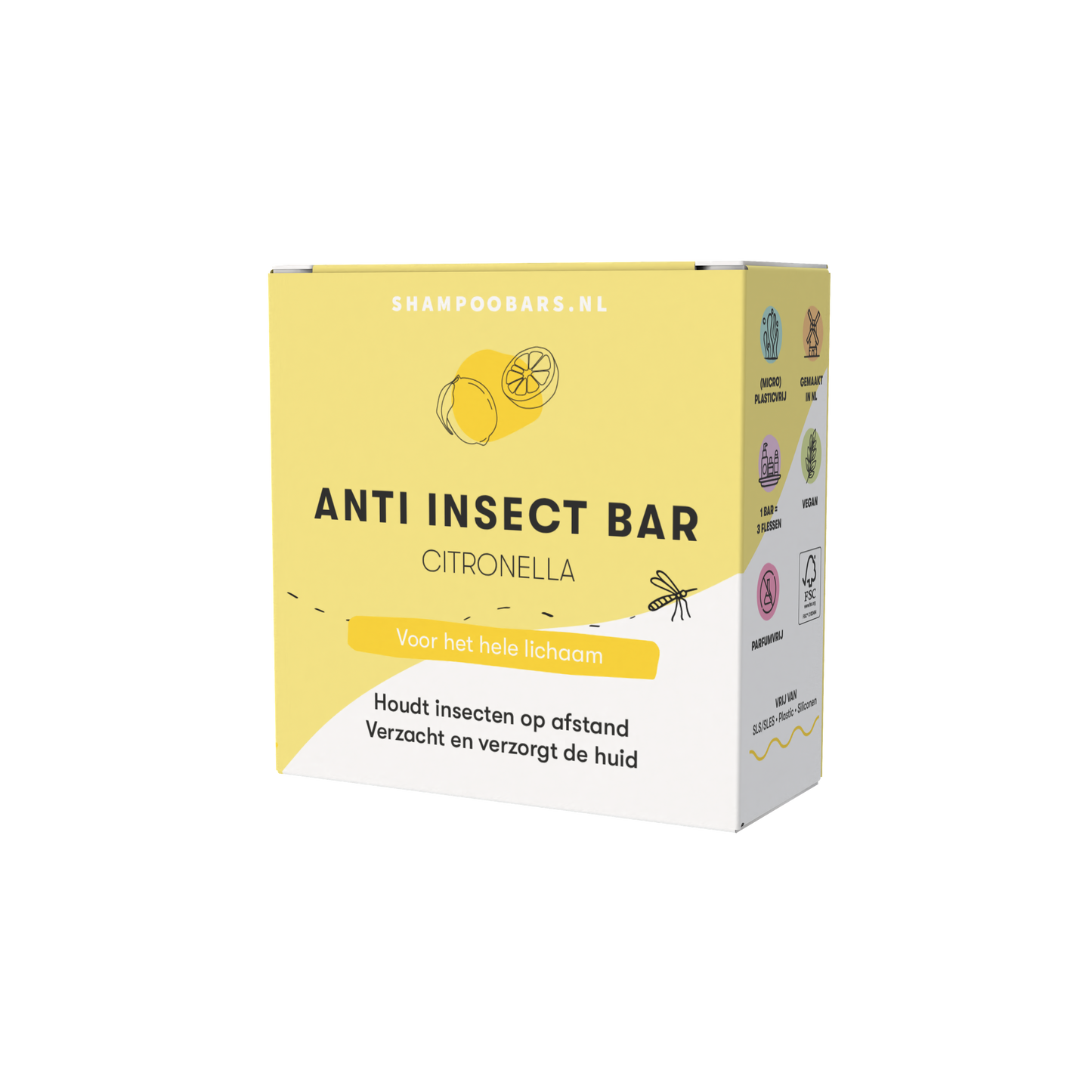 Anti insect bar | Shampoobars.nl | Citronella