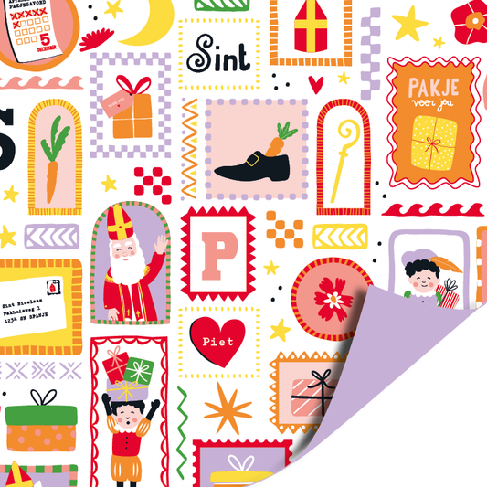 Cadeaupapier Sinterklaas feest