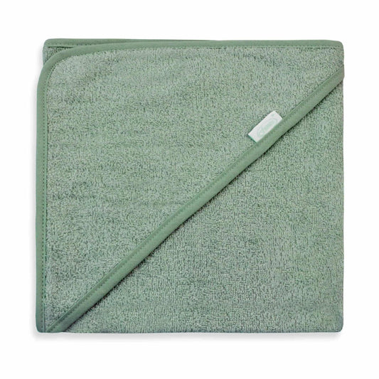 Badcape XL | Oud groen | 100 x 100 cm | Stone green