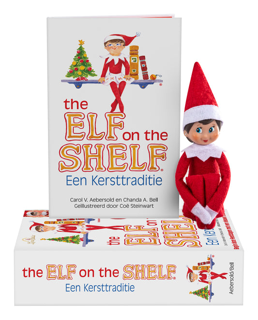The elf on the shelf - Meisje met boek Nederlandstalig