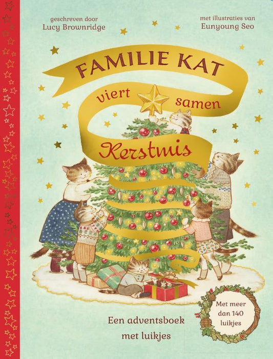 Adventsboek - Familie Kat viert samen Kerstmis