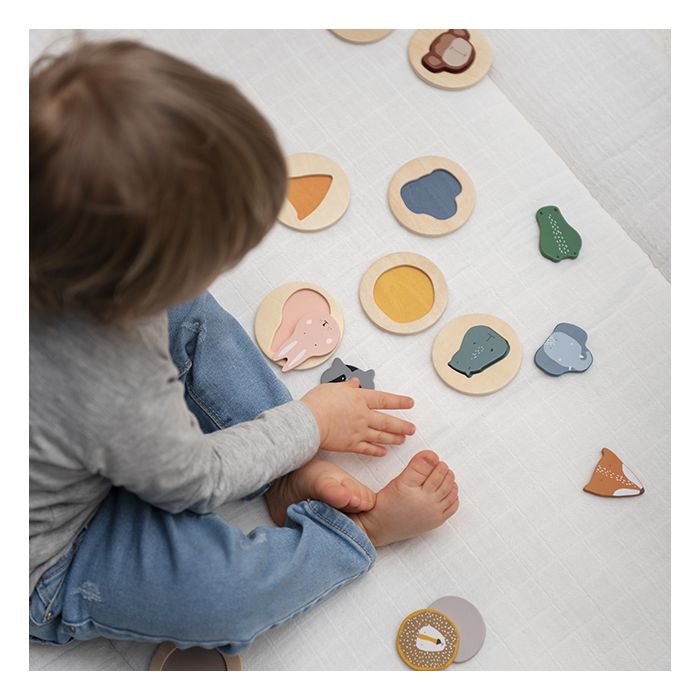 Trixie - Houten dieren combinatie spel