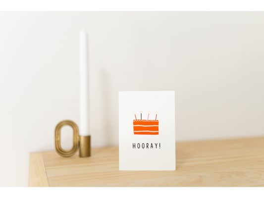 Wenskaart - HOORAY!