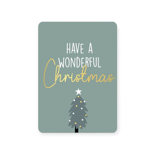 Kerstkaart - Have a wonderful Christmas