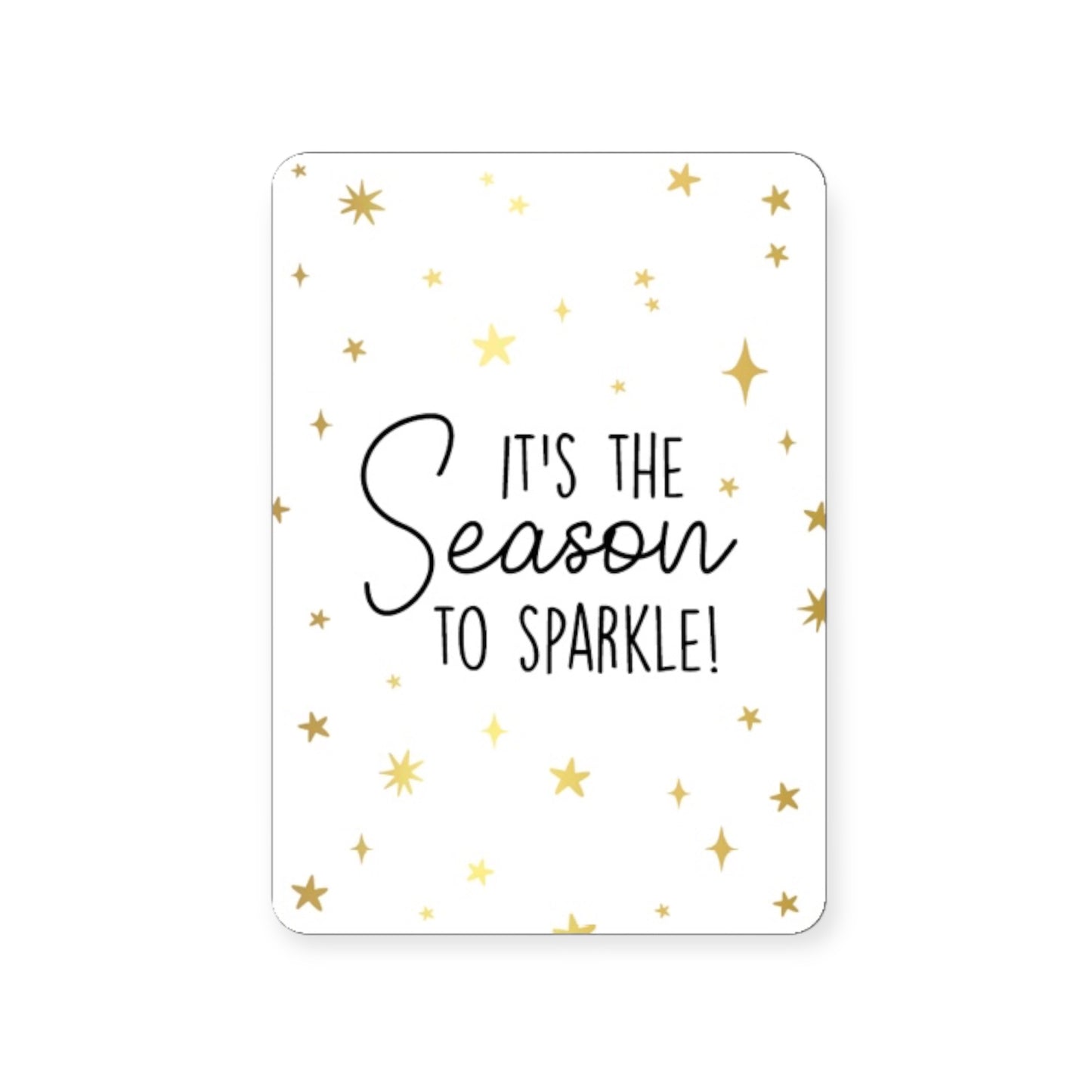 Kerstkaart - It's the season to sparkle!