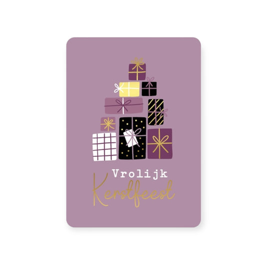 Kerstkaart - Vrolijk kerstfeest