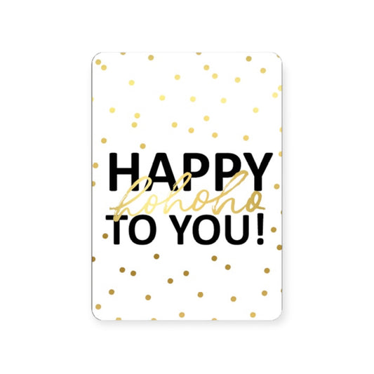 Kerstkaart - Happy hohoho to you!