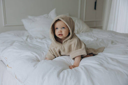 Bad poncho | Beige | tot 5 jaar | Cream