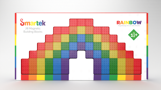 Magnetische Bouwblokken Regenboog Set