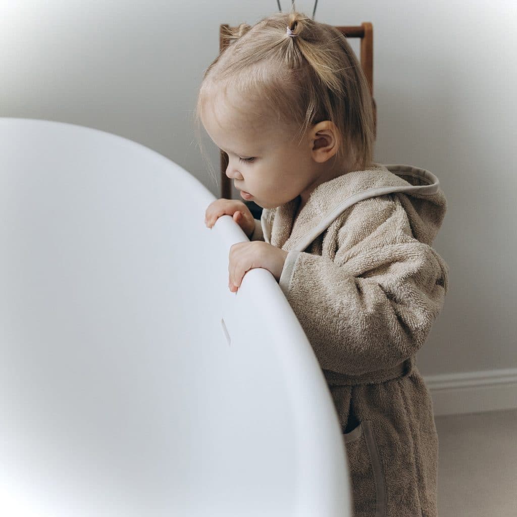 Badjasje - Beige (met naam)