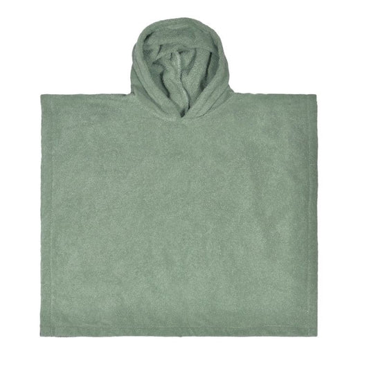Bad poncho | Oud groen | tot 5 jaar | Stonegreen
