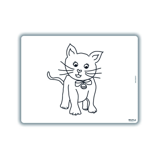 Herkleurbare placemat - Minoes de poes