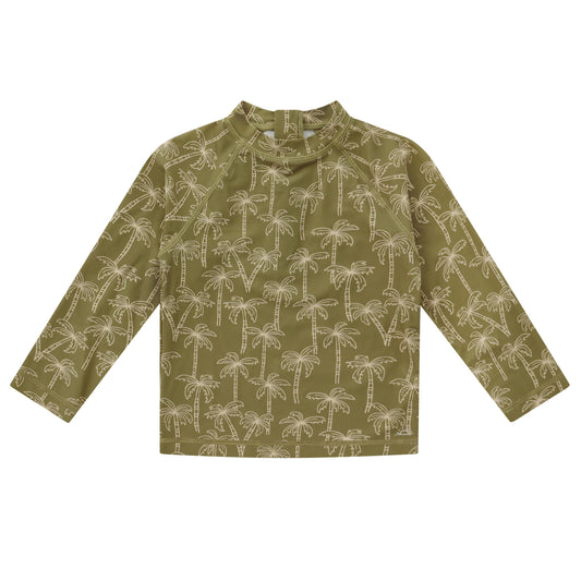 Salted Stories UV shirt - Sam palmtrees (Maat 62/68)