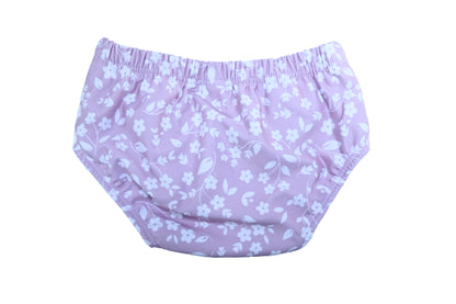 Slipstop 2 in 1 Zwembroek en zwemluier - rose flower (Maat 62/68)