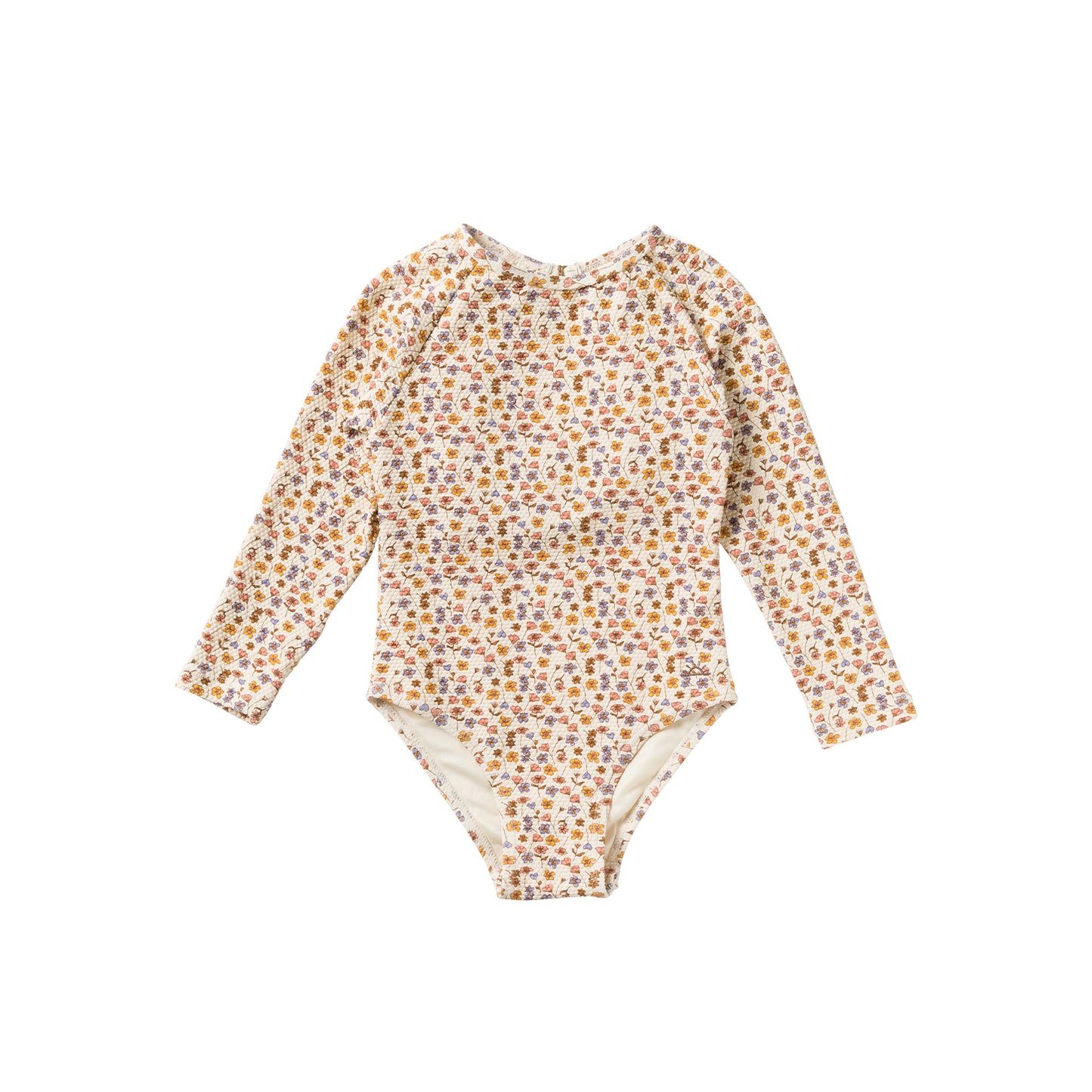 Salted Stories | UV werend badpak met lange mouw - Flower bud | Maat 98/104