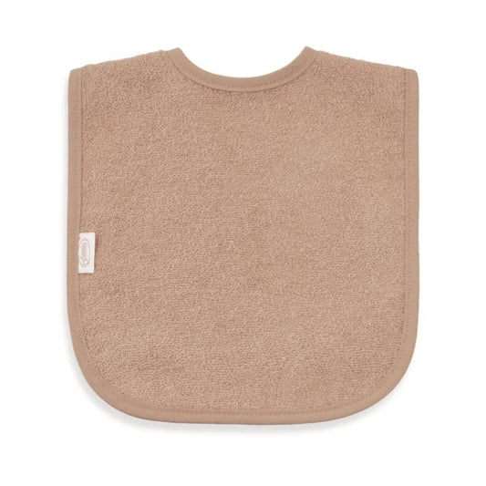 Badstof slabbers | Mogelijk met naam | Oudroze | Pinkstone