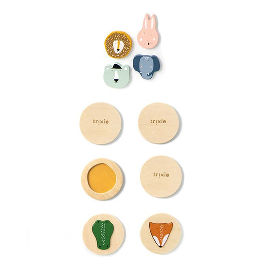 Trixie - Houten dieren combinatie spel