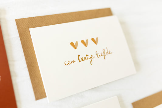 Wenskaart - Een beetje liefde