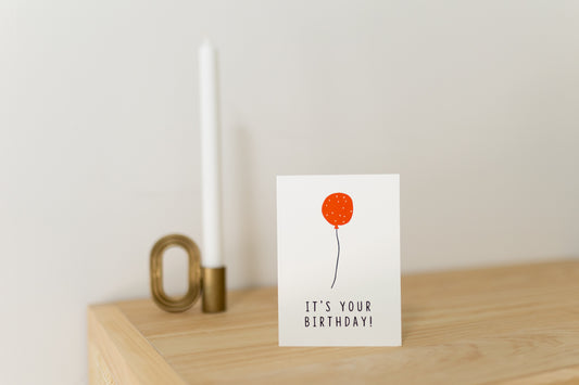 Wenskaart - It's your birthday!