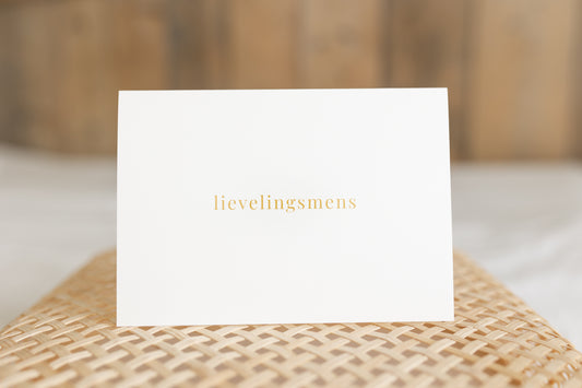 Wenskaart - Lievelingsmens