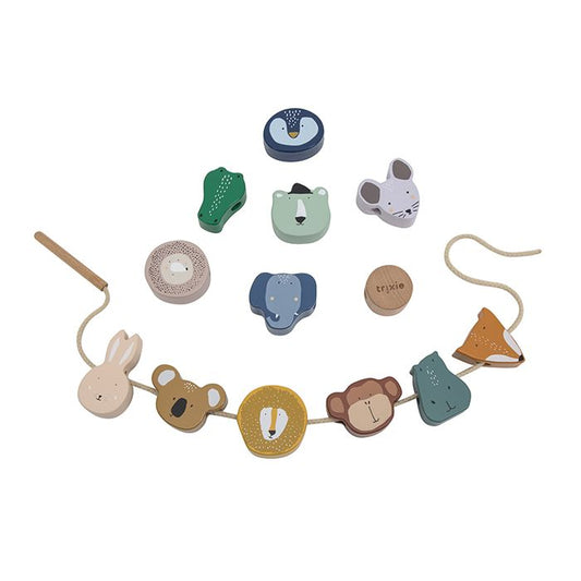 Trixie - Houten rijgkralen