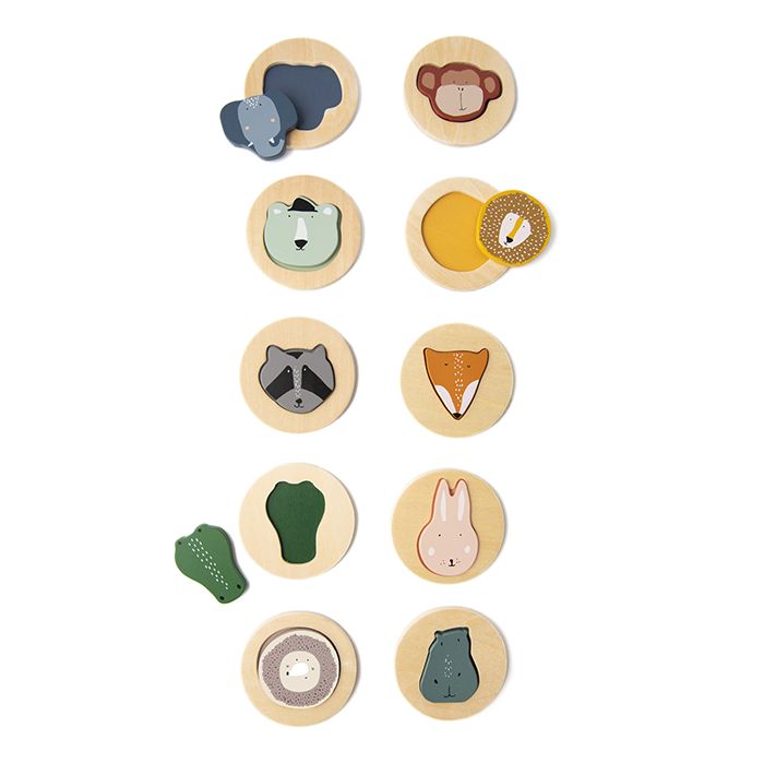 Trixie - Houten dieren combinatie spel