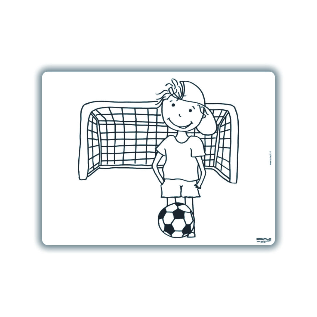 Herkleurbare placemat | Goal