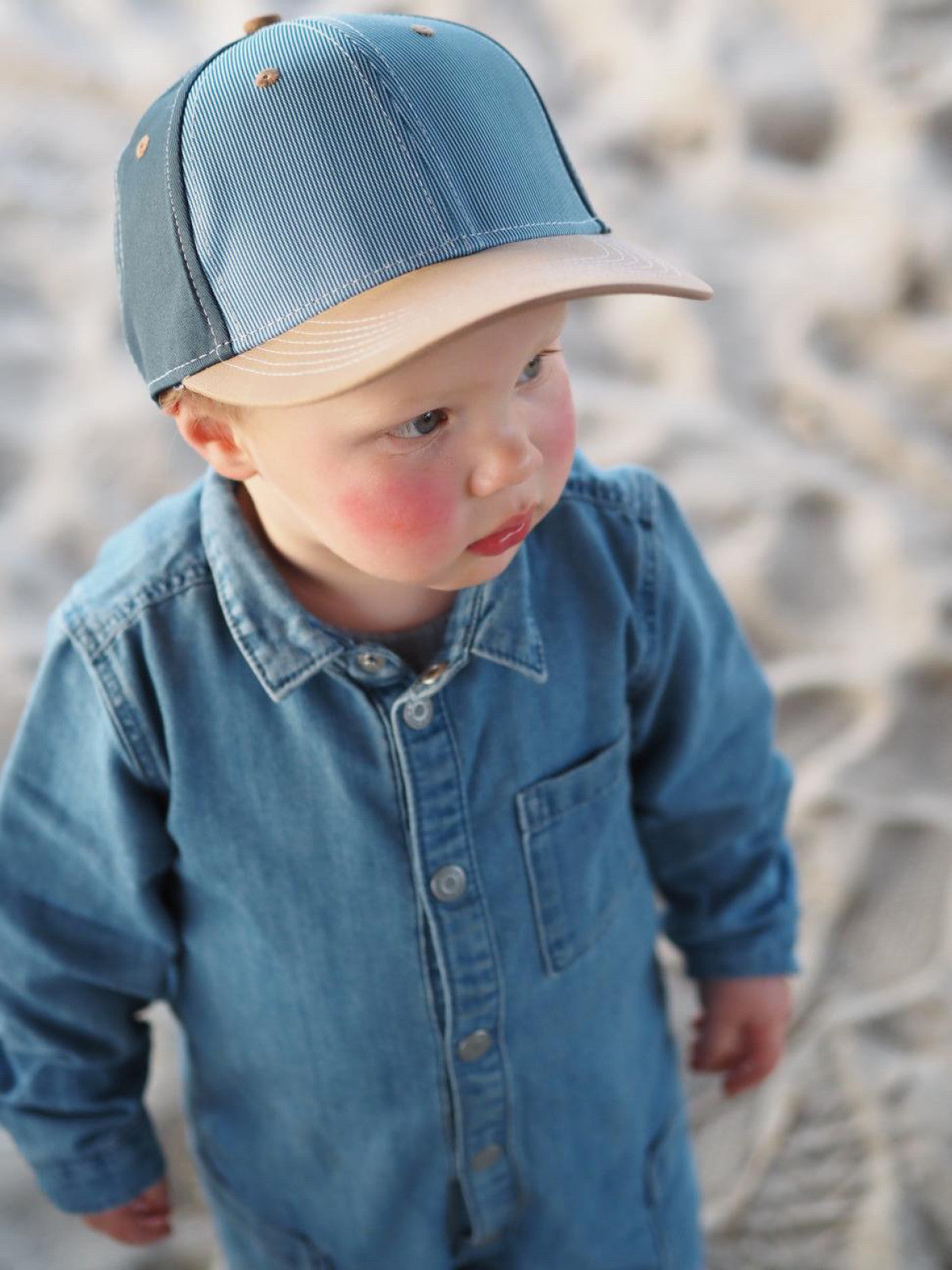 Pet voor baby en kind | Gestreept | Green bay stripe