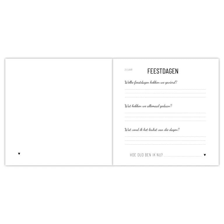 Opgroeiboek - Invulboek voor 1 tot 4 jaar