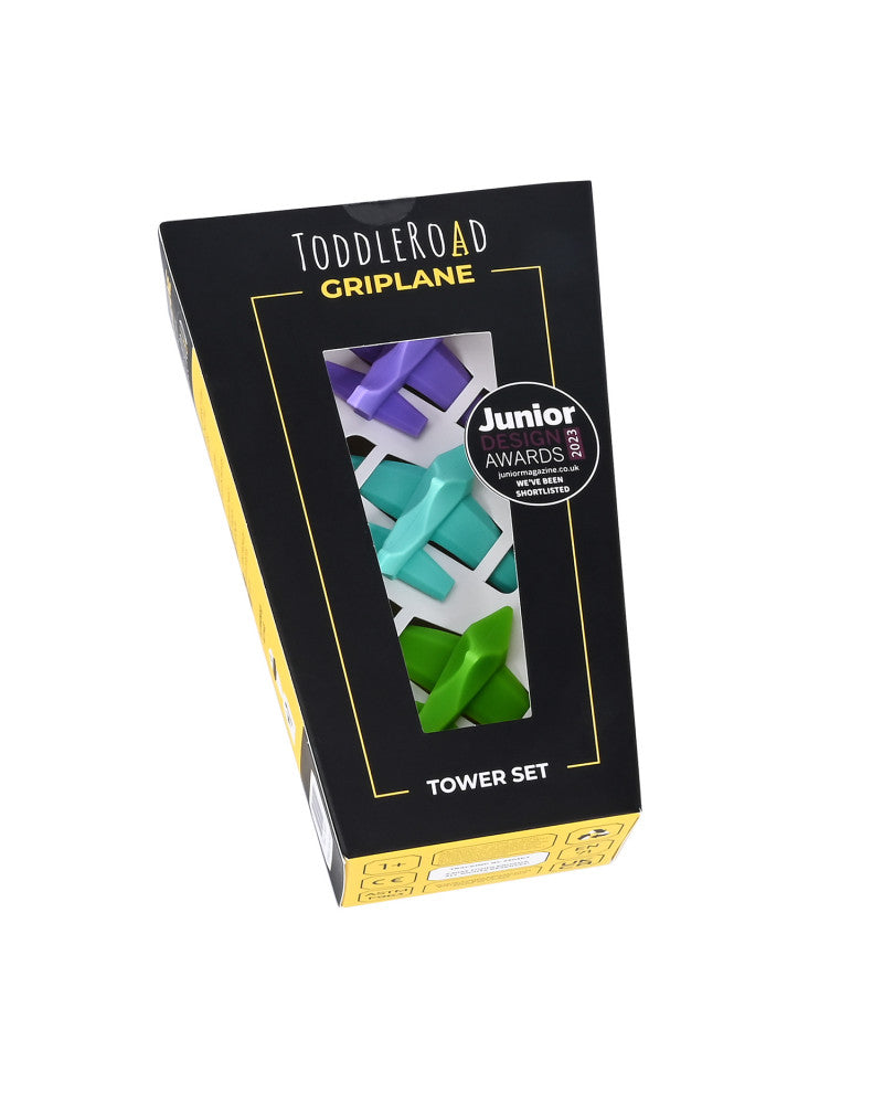 Pengreep stimulerende speelgoed vliegtuigjes | ToddleRoad | Griplane | Towerset