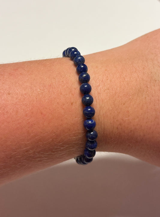 Lapis lazuli armband (6 mm)