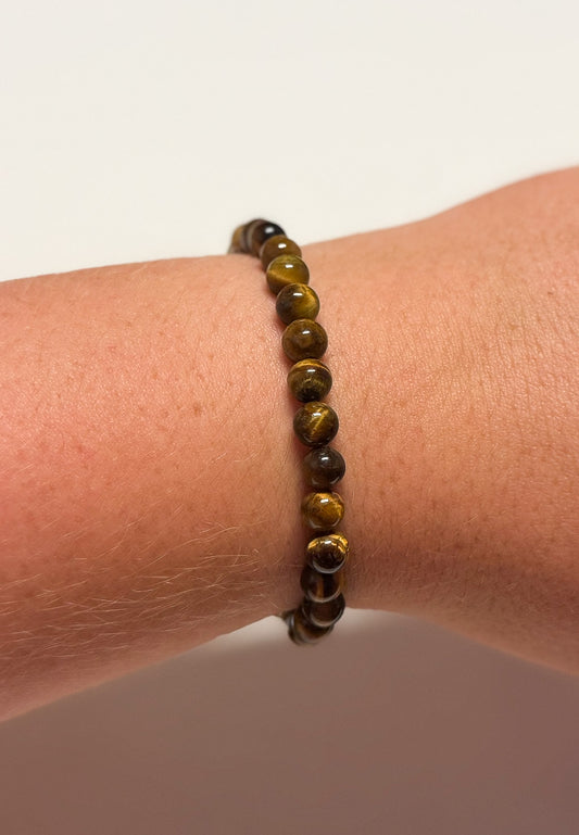 Tijgeroog armband (6 mm)