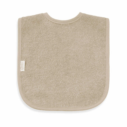 Badstof slabber | Mogelijk met naam | Beige | Cream