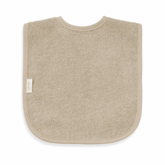 Badstof slabber | Mogelijk met naam | Beige | Cream