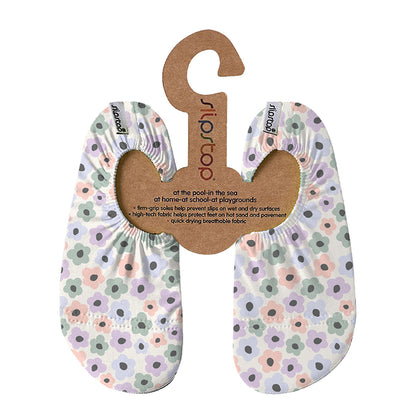 Slipstop | Waterschoentjes voor meisjes | Antislip schoen | Pastelkleurige bloemen | Colorfull flower