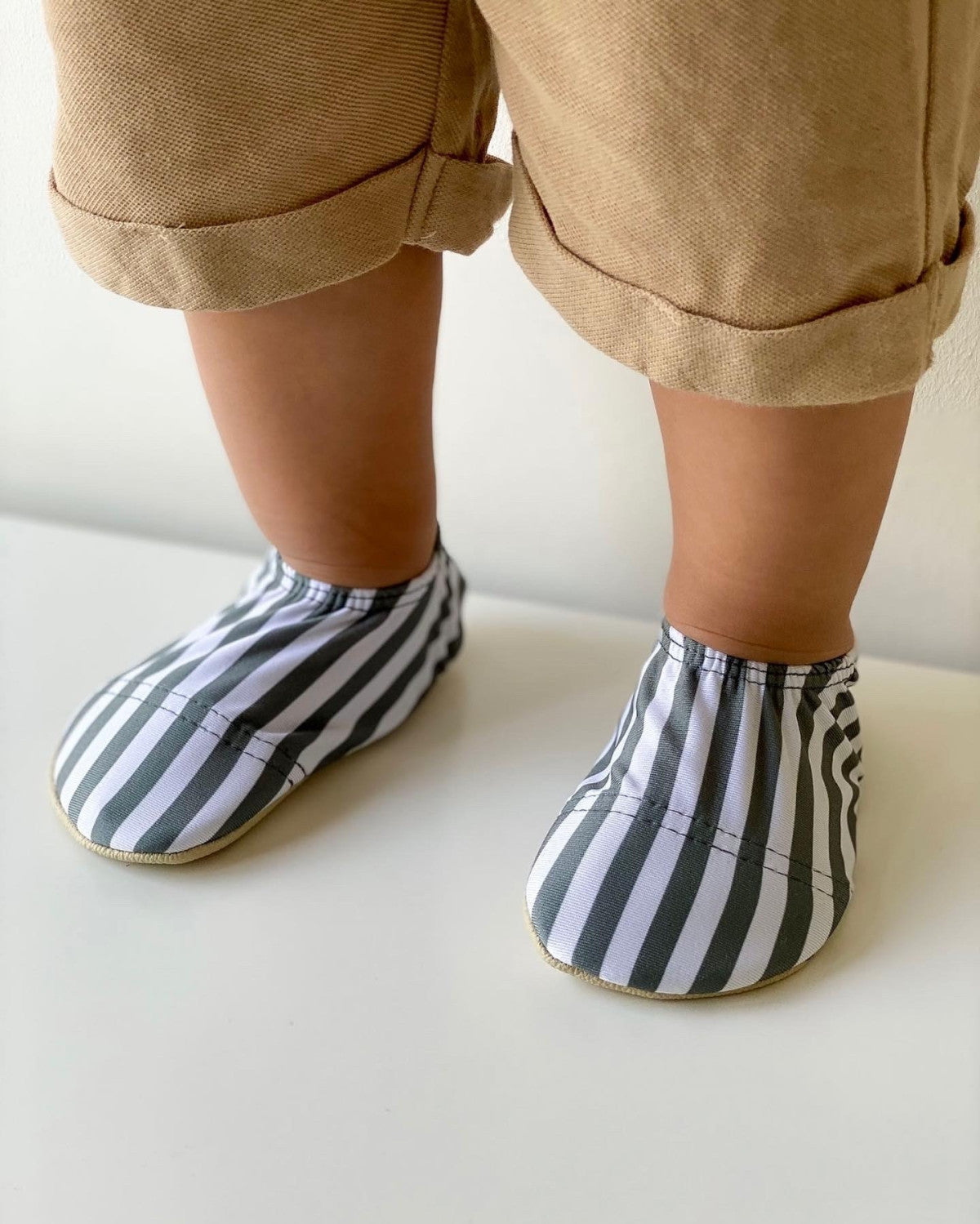 Slipstop | Waterschoentjes voor kinderen | Antislip schoentjes | Gestreept | Greenbay stripe
