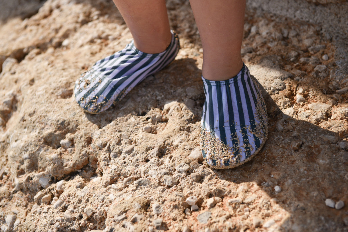 Slipstop | Waterschoentjes voor kinderen | Antislip schoentjes | Gestreept | Greenbay stripe
