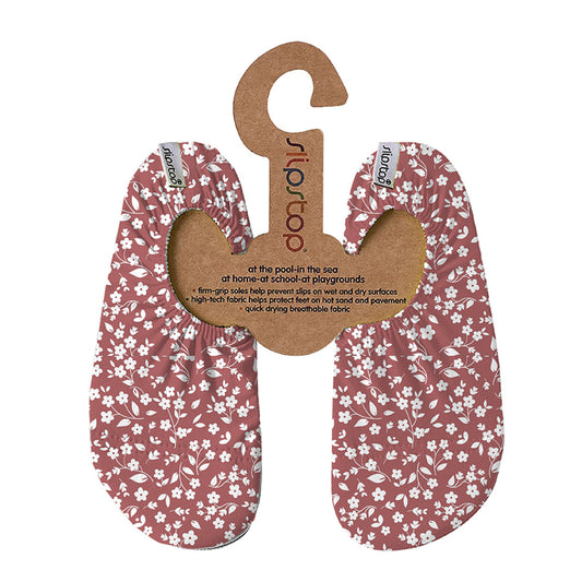 Slipstop | Waterschoentjes voor meisjes | Antislip schoen | Bloemenprint | Stone flower