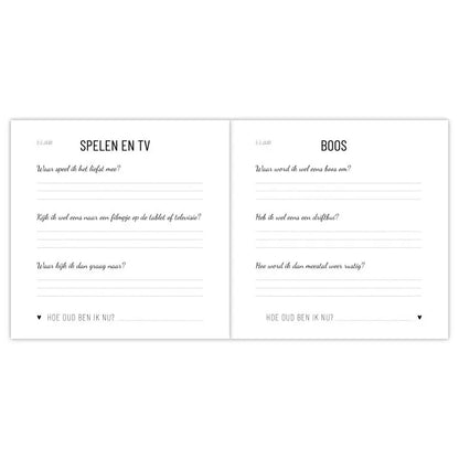 Opgroeiboek - Invulboek voor 1 tot 4 jaar